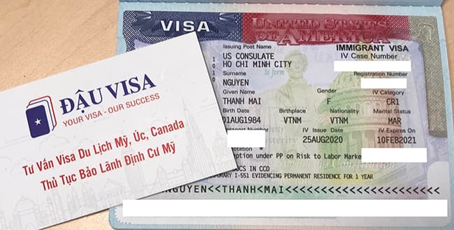 Visa CR-1 và Visa IR-1 là 2 loại Visa cấp cho những người vợ hoặc chồng đi Mỹ